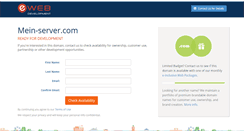 Desktop Screenshot of mein-server.com